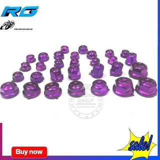 Chụp Ốc Cho Xe Máy ( Màu Tím )
