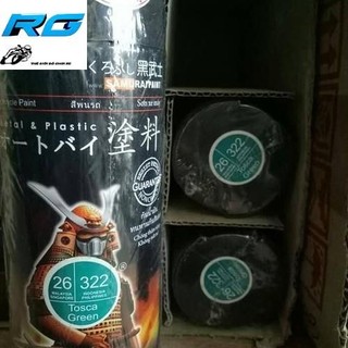 Sơn Samurai Màu Xanh Nitron, Xanh Tosca - Mã 26/322