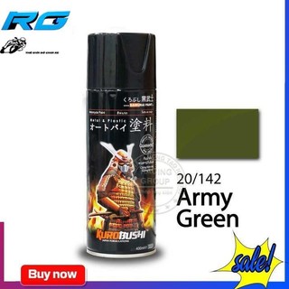 Sơn Samurai 20/142 Màu Xanh Quân Đội - Sơn Chính Hãng