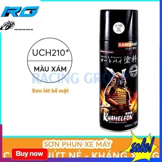 Sơn lót Chính Hãng Samurai UCH210 Xám - Bám Dính Tốt Trên Mọi Bề Mặt