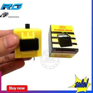Chớp Xi Nhan Điện Tử Cục Chớp Xi Nhan Led Cho Xe Máy Có Tăng Chỉnh Wave Vario Exciter Sirius ....