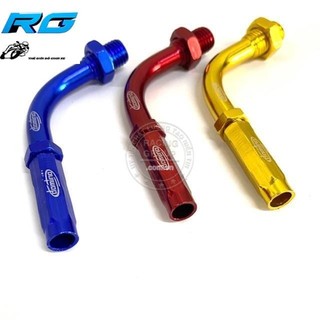 Ống Dây Ga, Co Ga Domino Cho Xe Máy Nhôm Màu Trang Trí Xe Cực Đẹp