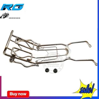Baga Giữa Cho Xe Máy Dream Inox Trắng Sáng Dày 10 Ly