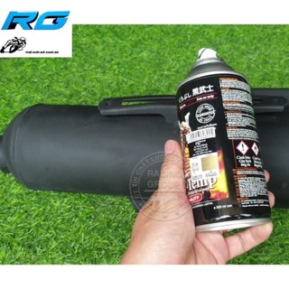 Sơn Samurai H2 Chịu Nhiệt Sơn Pô Chống Cháy Đen - Lên Màu Cực Chuẩn Bền Màu