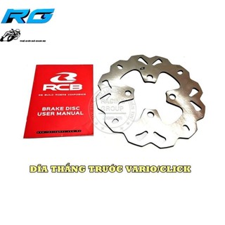 Đĩa Thắng Trước Racing Boy Chính Hãng Cho Xe Vario, Click 190mm 4 lỗ ốc (mẫu cũ hoặc Vario, Click mới 125cc)