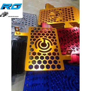 Che Két Nước Exciter 155 (Ex 2021 VVA)  Nhôm CNC Cao Cấp Bảo Vệ Két Nước Cho Xe Máy Logo Brem boo
