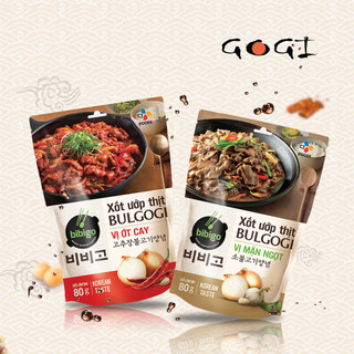 Sốt ướp thịt bulgogi hàn quốc bibigo gói 80g