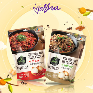 Sốt ướp thịt Bulgogi Hàn Quốc thương hiệu Bibigo gói 80g