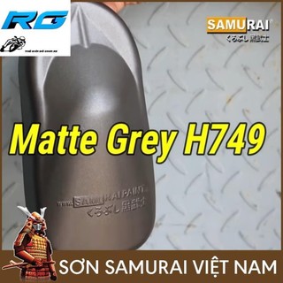 Chai Sơn Samurai Màu Xám Mờ - Mã H749