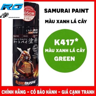 Sơn Samurai Màu Xanh Lá Cây - Mã K417