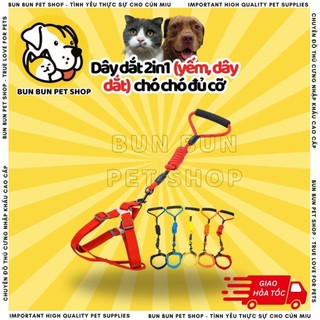 Dây dắt 2in1 chó chó đủ cỡ