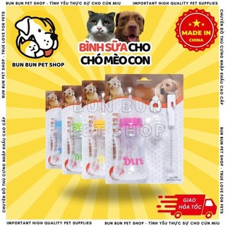 Bình sữa cho chó mèo con tiện lợi