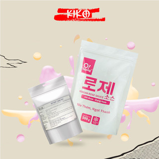 Sốt Kem Rose Sannadle Hàn Quốc - Túi 200g/500g thơm béo tiện lợi