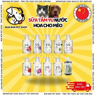 Sữa tắm nước hoa Yu/Yú THƠM SIÊU DAI cho chó mèo đủ mùi CHAI NGUYÊN SEAL