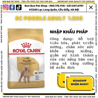 1.5kg Hạt khô Royal Canin Poodle Adult cho Poodle