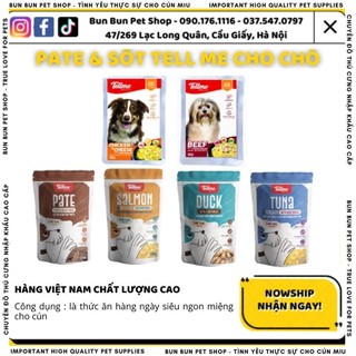 Pate và sốt TellMe dành cho chó nhiều vị