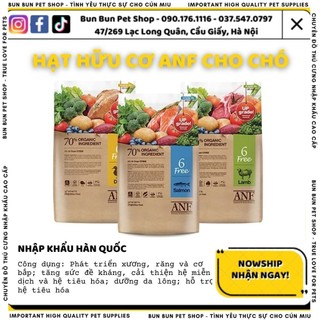 (400gr) Thức ăn hạt hữu cơ ANF và ANF Soft dành cho chó