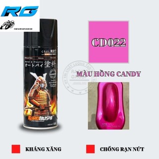 Sơn samurai màu hồng candy - mã cd022*