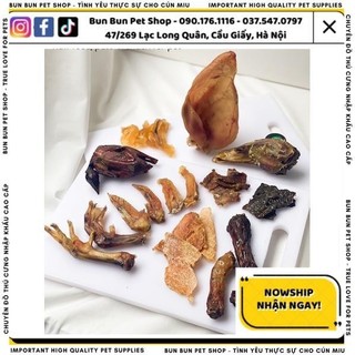 100gr Snack sấy khô Pawrents Choice dành cho cún miu/chó mèo 100gr (gia cầm)