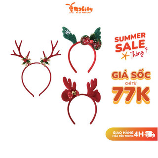 Bờm/cài Noel bé trai/bé gái Rabity cài noel đáng yêu cho trẻ em quà tặng noel dành cho các bé 23151