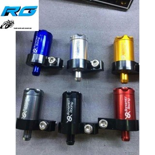 Bình Dầu Thắng Đĩa Xe Máy, Bình Dầu Bonamici K6 Kèm Pát Gắn Nhôm Nguyên Khối Cnc