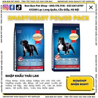 (20KG) Hạt khô Smartheart Power Pack chó cơ bắp (Chó trưởng thành và chó con) bao lớn