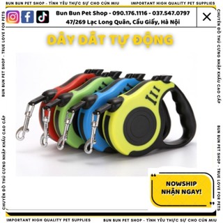 Dây dắt tự động dài 3-5m dành cho thú cưng