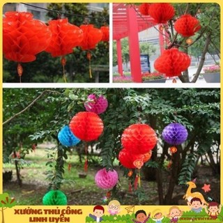 Đèn lồng đỏ mini treo trang trí Lễ Tết