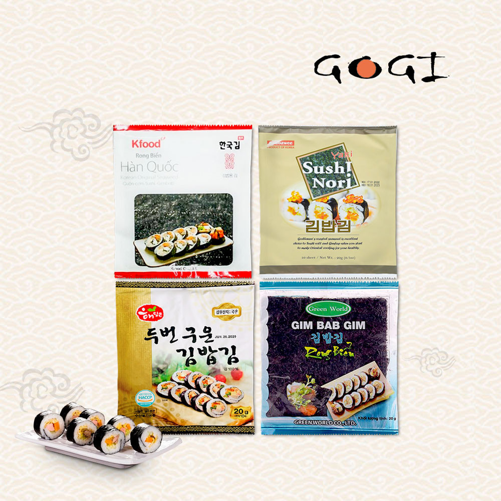 Rong Biển Cuộn Cơm Hàn Quốc bịch 20gr (10 Miếng / Gói)