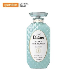 Dầu xả kiểm soát dầu & tươi mát da đầu moist diane extra fresh & hydrate 450ml