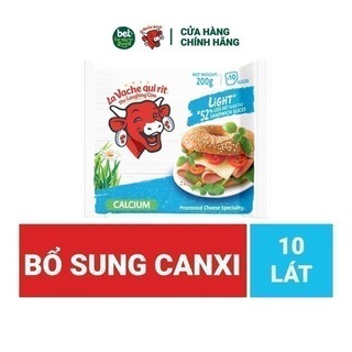 [Mã BMLT35 giảm đến 35K đơn 99K] Phô Mai Lát Con Bò Cười La Vache Qui Rit Light 200G