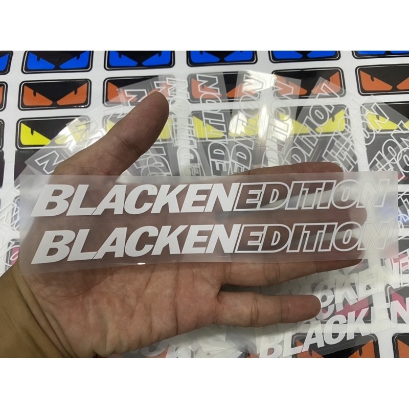 Cặp tem blackenedition decal siêu trong