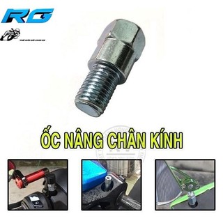 Ốc đổi ren thuận ngược lắp gương xe máy thời trang - ốc nâng chân kính chiếu hậu xe máy 8ly 10ly lắp kính kiểu rizoma