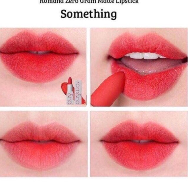 (Đọc Kỹ Mô Tả) Son thỏi Romand 08 Something Đỏ Cam