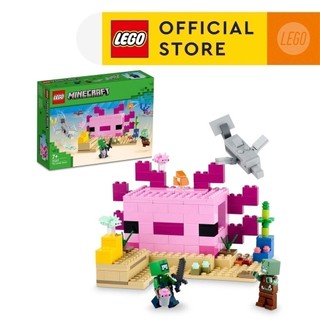 Lego minecraft 21247 đồ chơi lắp ráp ngôi nhà cá axolotl