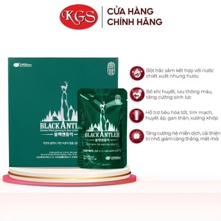 Hộp 30 gói nước hắc sâm nhung hươu hàn quốc kgs korean ginseng story