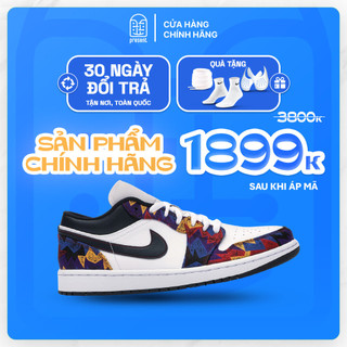 Giày Air Jordan 1 Low Nothing But Net chính hãng, JD1 Low Nothing But Net real fullbox Present Original Sneaker