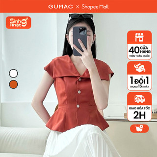 Áo kiểu cổ thủy thủ , áo peplum thời trang gumac ae06081