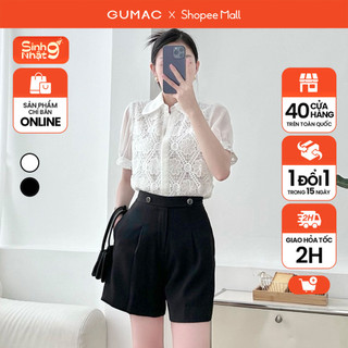 Quần short xếp ly thời trang gumac she08067