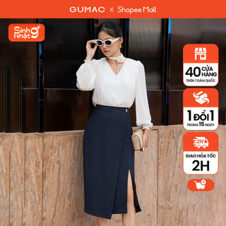 Chân váy đắp tà thời trang gumac ve06086