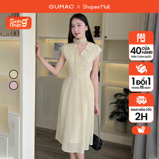 Đầm đắp chéo kèm dây thời trang gumac de05047