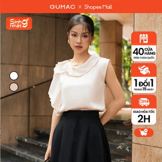 Áo lụa phối bèo thời trang gumac ae07032
