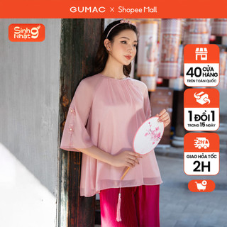 Áo kiểu xẻ tay thời trang gumac ad12071