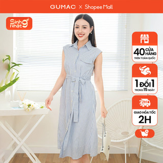 Đầm sơ mi sát nách dd11002 thời trang gumac