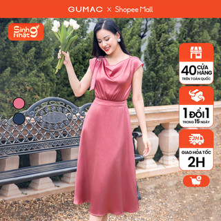 Đầm a cổ đổ dd11013 thời trang gumac