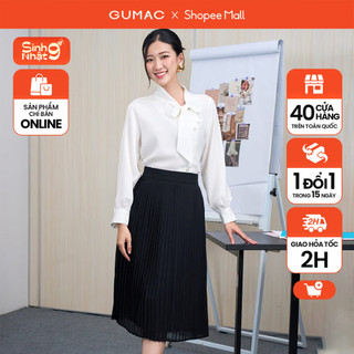 Chân váy dập ly thời trang gumac lve0501