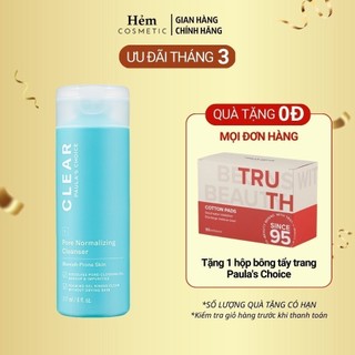 Sữa rửa mặt ngăn ngừa mụn Paula’s Choice Clear Pore Normalizing Cleanser 30ml/177ml- Hẻm Cosmetic