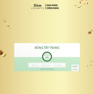 Bông tẩy trang cotton - 80 miếng/hộp