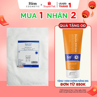 Miếng dán xẹp sẹo lồi, sẹo phì đại rejuvaskin scar fx 10x20cm - hẻm cosmetic