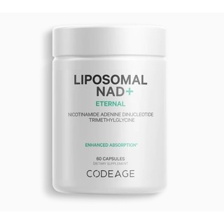 Viên Uống Codeage Liposomal NAD Giúp Trẻ Hóa Đẹp Da Tăng Cường Sức Khỏe Và Tuổi Thọ Hộp 60 viên-  CodeAge Authorized